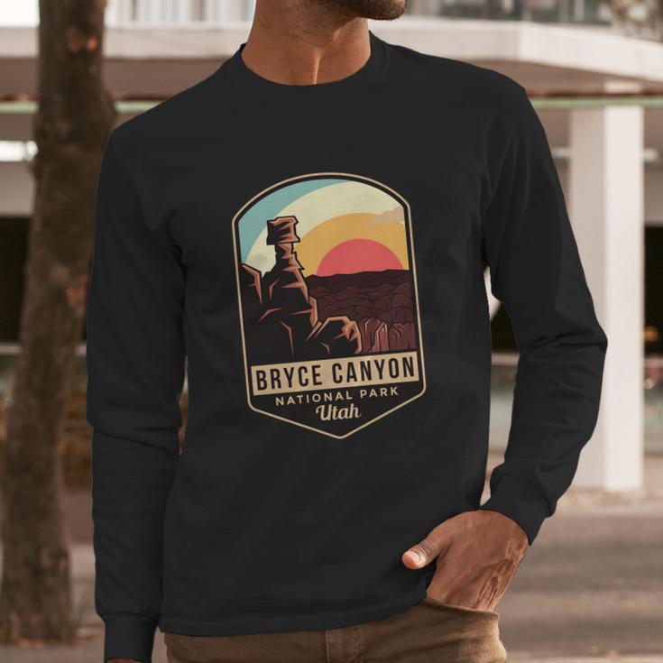 Bryce Canyon National Park Hiking Utah Tourist Souvenirs Long Sleeve T-Shirt Gifts for Him