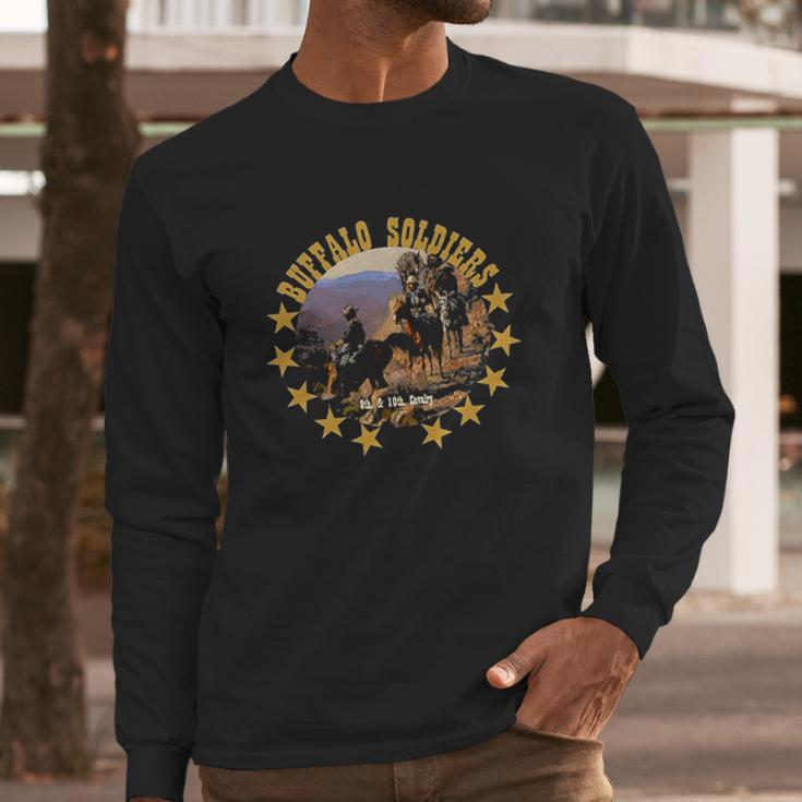 Buffalo Soldiers Long Sleeve T-Shirt Gifts for Him