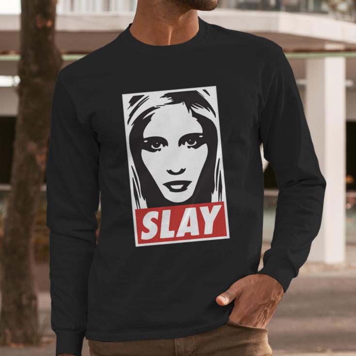 Buffy The Vampire Slayer Sarah Michelle Gellar T-Shirt Long Sleeve T-Shirt Gifts for Him