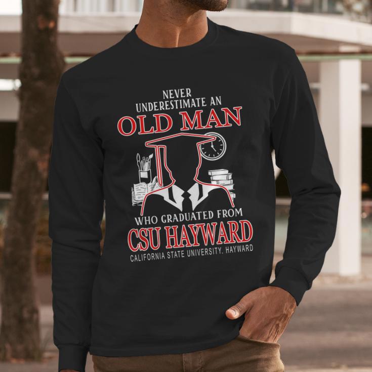 California State University Hayward Long Sleeve T-Shirt Gifts for Him