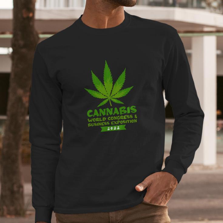 Cannabis World Congress Long Sleeve T-Shirt Gifts for Him