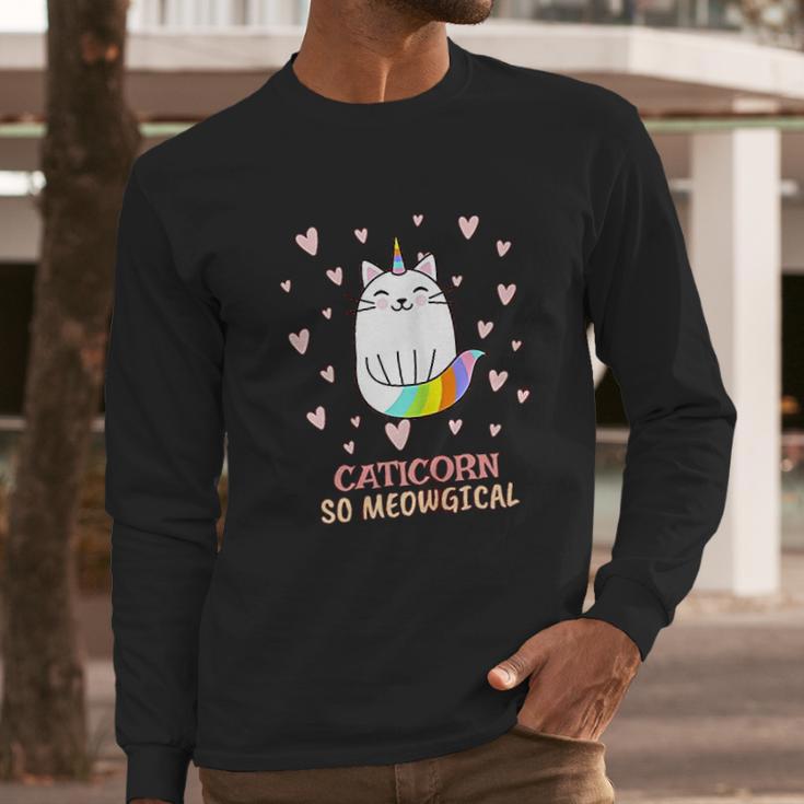 Caticorn So Meowgical Long Sleeve T-Shirt Gifts for Him