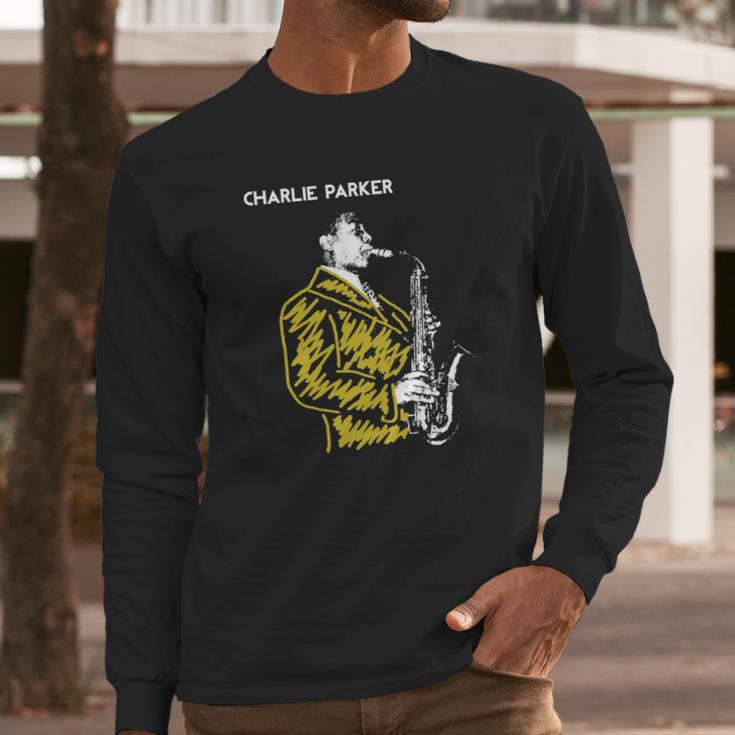 Charlie Parker Tshirt Long Sleeve T-Shirt Gifts for Him