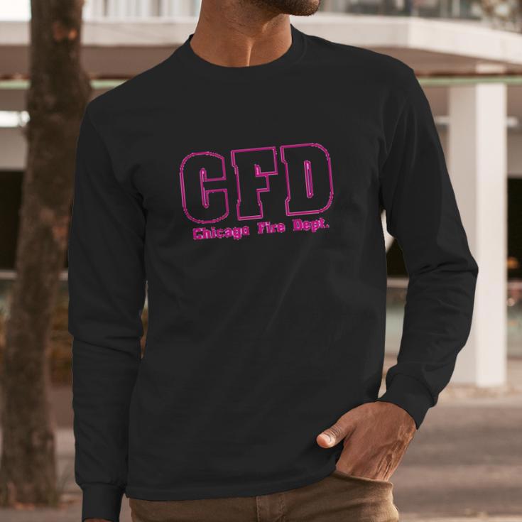 Chicago Fire Department Long Sleeve T-Shirt Gifts for Him