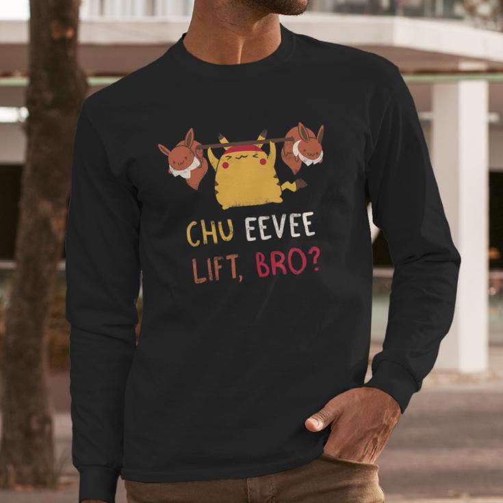 Chu Eevee Lift Bro Long Sleeve T-Shirt Gifts for Him