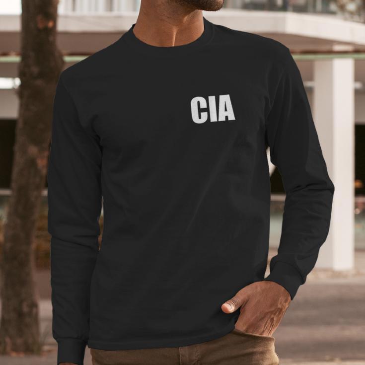 Cia Central Intelligence Agency Long Sleeve T-Shirt Gifts for Him