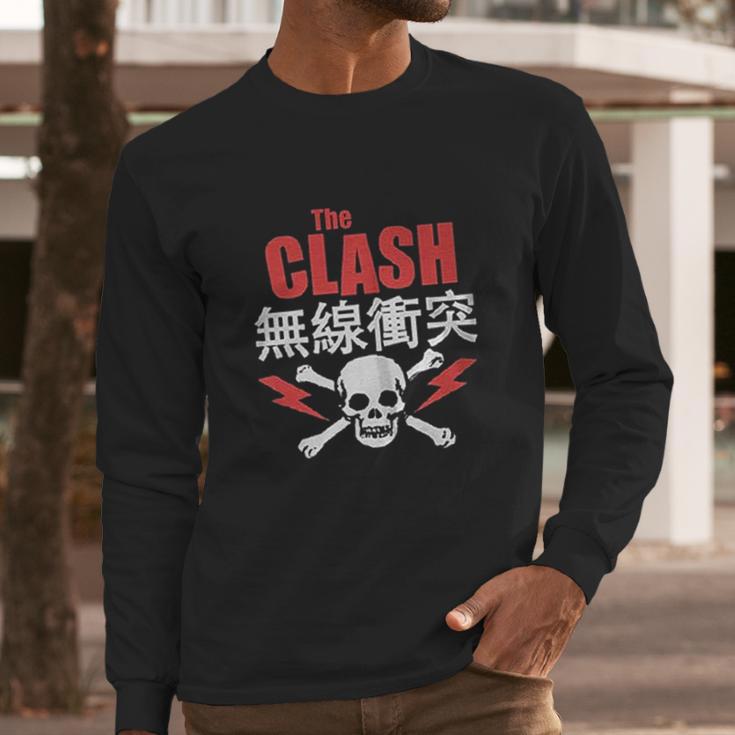 The Clash Bolt Red Long Sleeve T-Shirt Gifts for Him