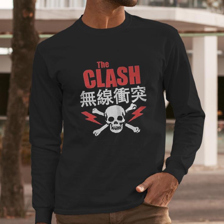 The Clash Bolt Red Long Sleeve T-Shirt Gifts for Him