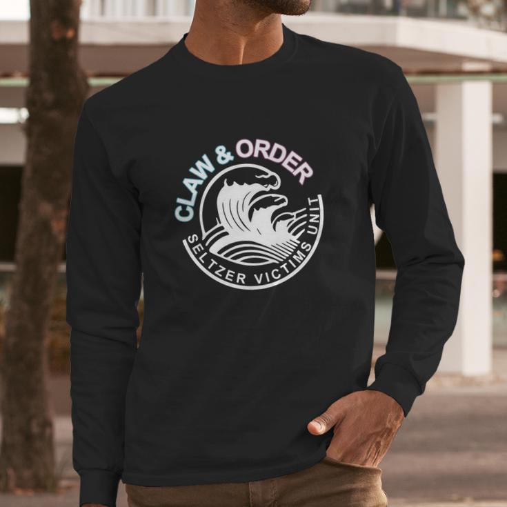 Claw & Order Seltzer Victims Unit Great Gift Long Sleeve T-Shirt Gifts for Him