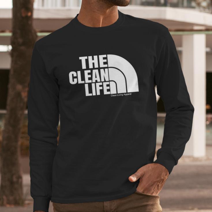 The Clean Life Narcotics Anonymous Long Sleeve T-Shirt Gifts for Him