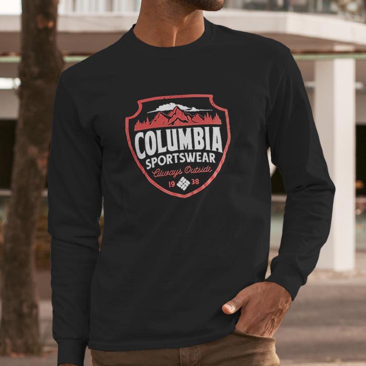 Columbia Mountain Long Sleeve T-Shirt Gifts for Him