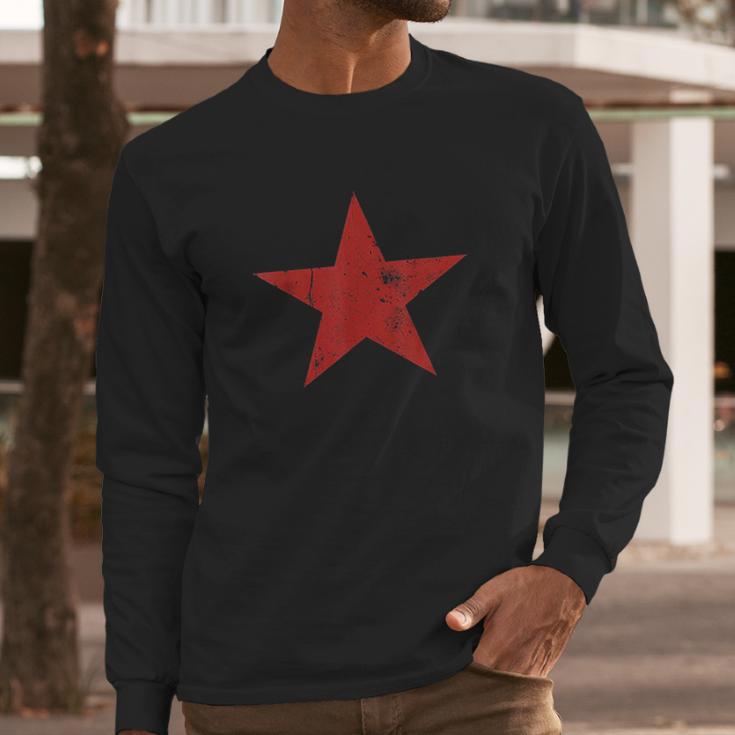 Communist Star Long Sleeve T-Shirt Gifts for Him