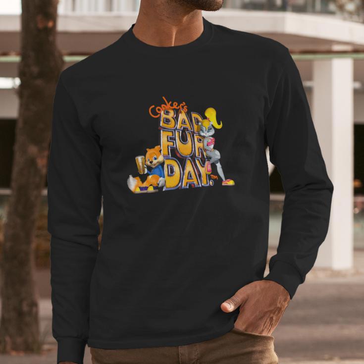 Conker S Bad Fur Day N64 Retro Nintendo Game Fan Shirt Shirt Long Sleeve T-Shirt Gifts for Him