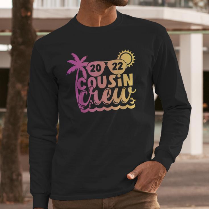 Cousin Crew 2022 Summer Family Vacation Beach Boys Girls Kid V5 Long Sleeve T-Shirt Gifts for Him