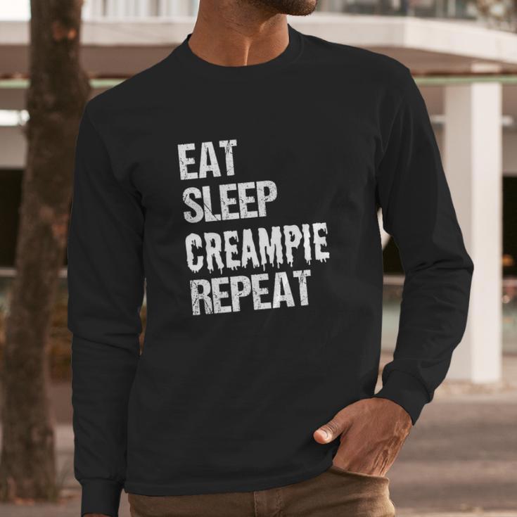 Creampie Kinky Humor Cum Long Sleeve T-Shirt Gifts for Him