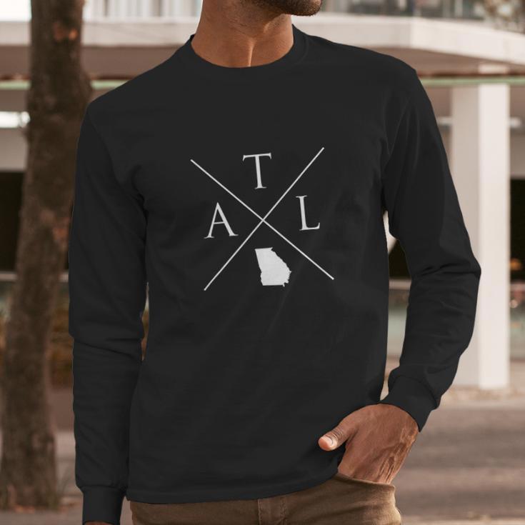 Crossmark Atlanta Georgia Long Sleeve T-Shirt Gifts for Him