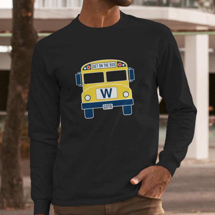 Cubs W Bus Shirt Long Sleeve T-Shirt Gifts for Him