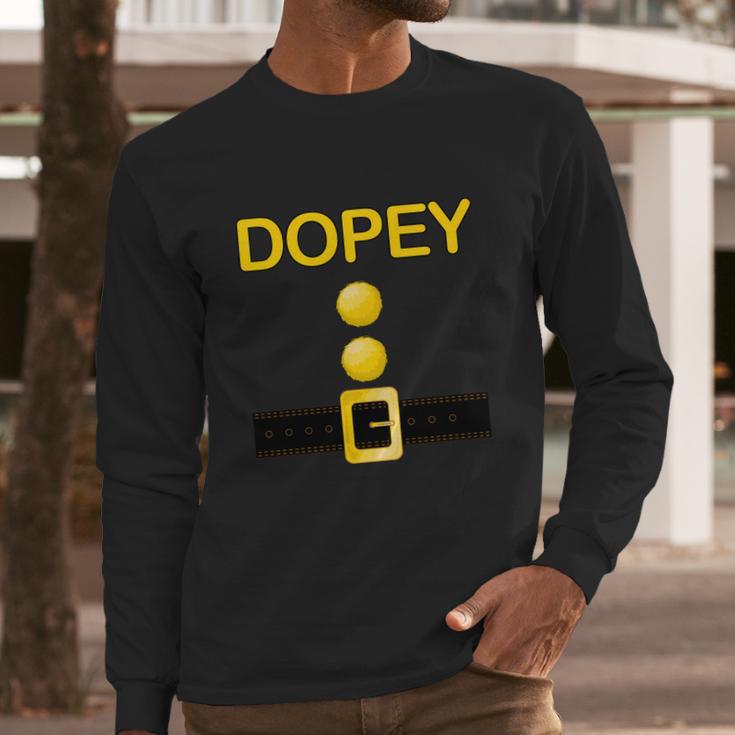 Cute Halloween Funny Halloween Day Dopey Dwarf Costume Long Sleeve T-Shirt Gifts for Him