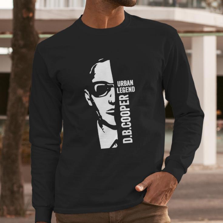 D B Cooper Urban Legend Robber Thief Parachute Long Sleeve T-Shirt Gifts for Him