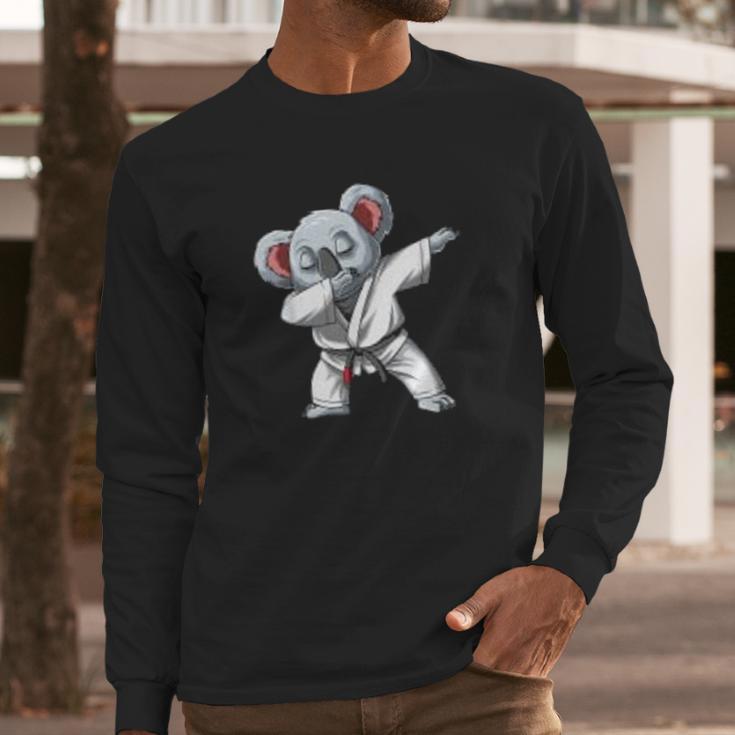 Dabbing Koala Brazilian Jiu Jitsu And Bjj Gift Long Sleeve T-Shirt Gifts for Him