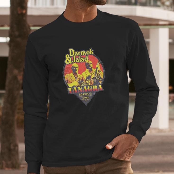 Darmok And Jalad At Tanagra Faded Sunset Long Sleeve T-Shirt Gifts for Him