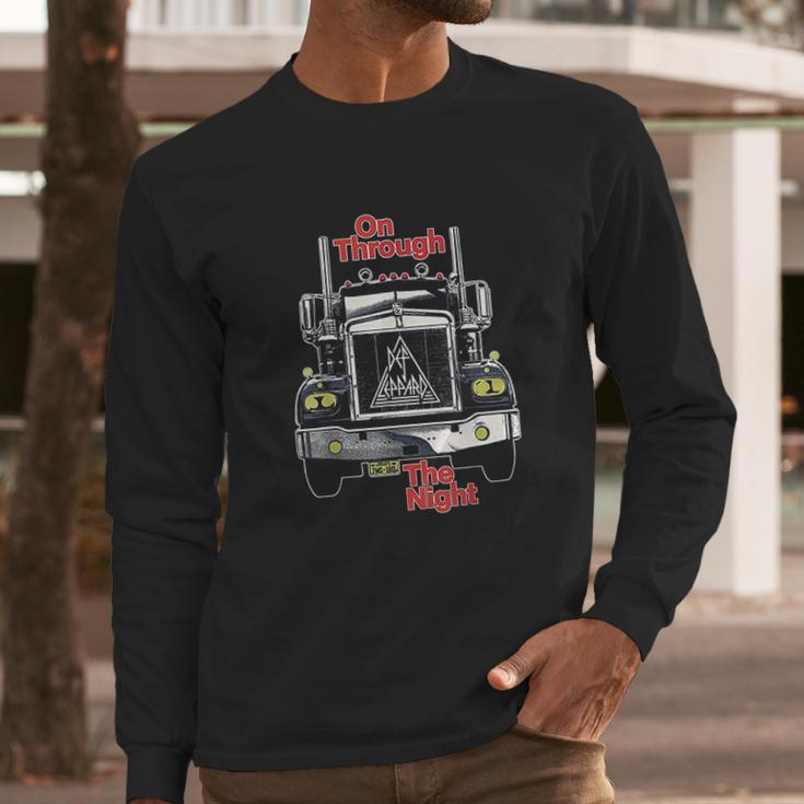 Def Leppard On Through The Night Long Sleeve T-Shirt Gifts for Him