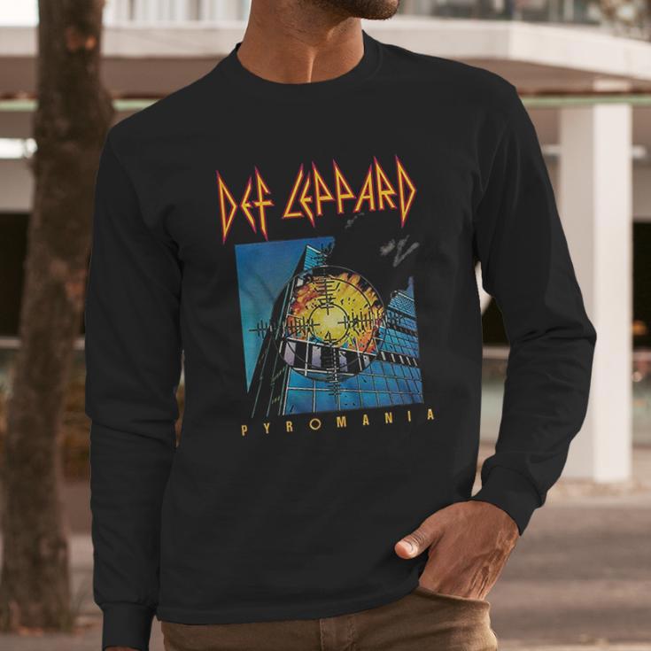 Def Leppard Pyromania 80S Heavy Hair Metal Band Rock And Roll Long Sleeve T-Shirt Gifts for Him