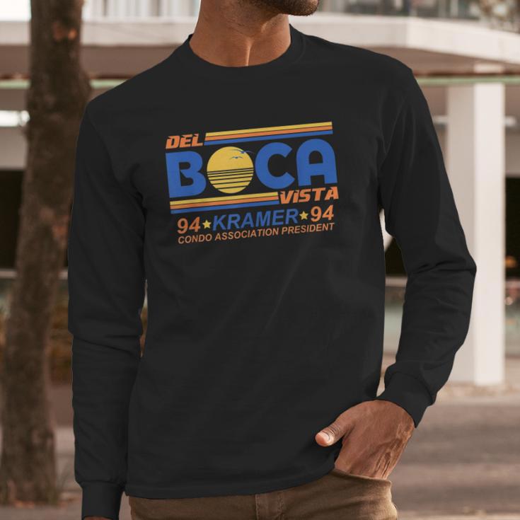 Del Boca Vista Retirement Community Funny Long Sleeve T-Shirt Gifts for Him