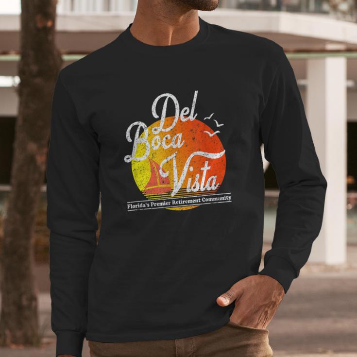 Del Boca Vista Retirement Funny Long Sleeve T-Shirt Gifts for Him