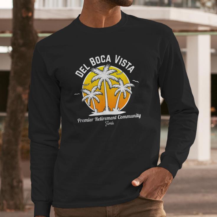 Del Boca Vista Retro Graphic Long Sleeve T-Shirt Gifts for Him