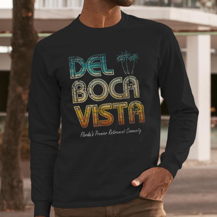 Del Boca Vista Retro Vintage Long Sleeve T-Shirt Gifts for Him