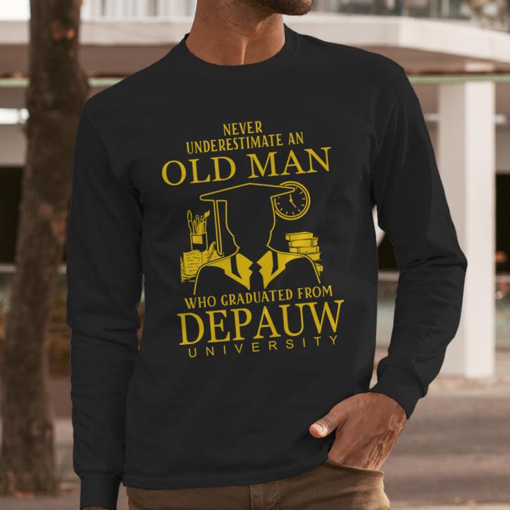 Depauw University Long Sleeve T-Shirt Gifts for Him