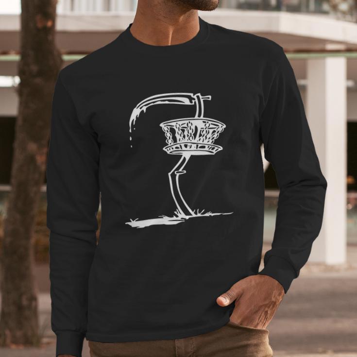 Disc Golf Basket Reaper Sickle Classic Long Sleeve T-Shirt Gifts for Him