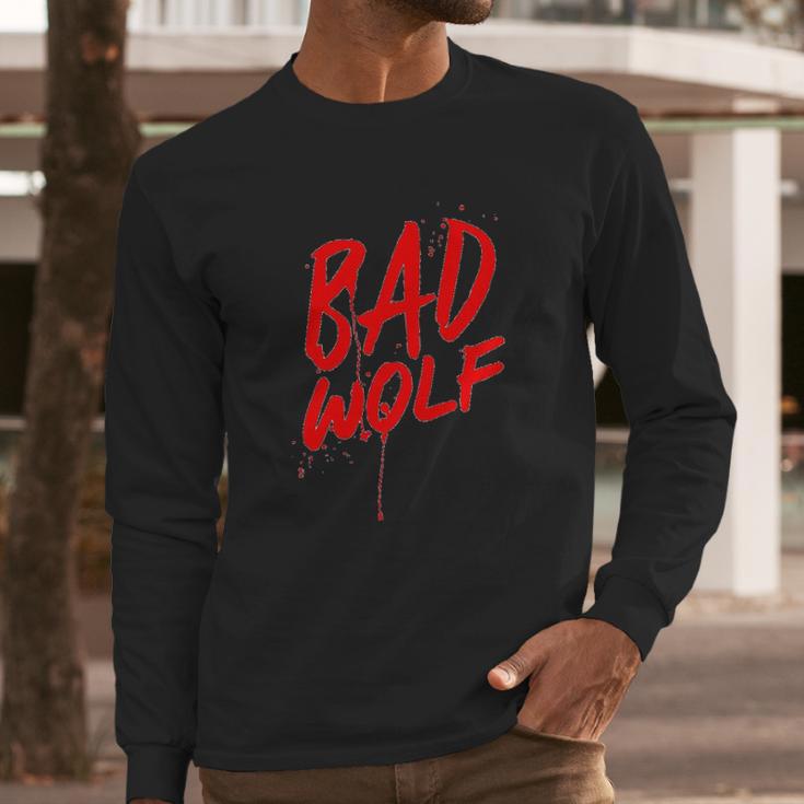 Doctor Who Bad Wolf Long Sleeve T-Shirt Gifts for Him