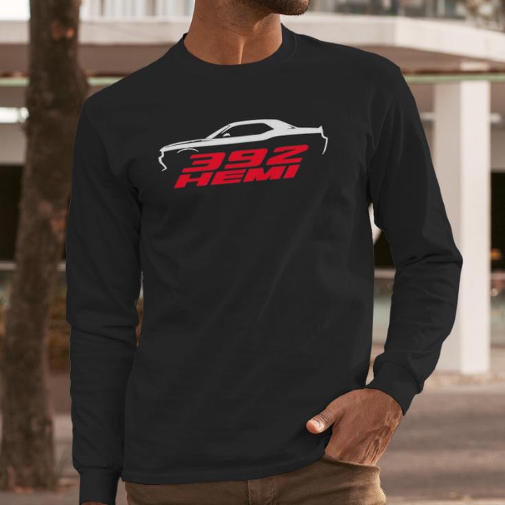 Dodge Challenger 392 Hemi Classic V2 Long Sleeve T-Shirt Gifts for Him