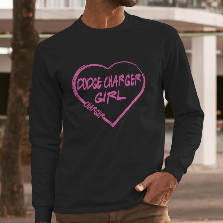 Dodge Charger Girl Pink Heart Lovely Tshirt Shirt Tshirt Hoodie Long Sleeve T-Shirt Gifts for Him