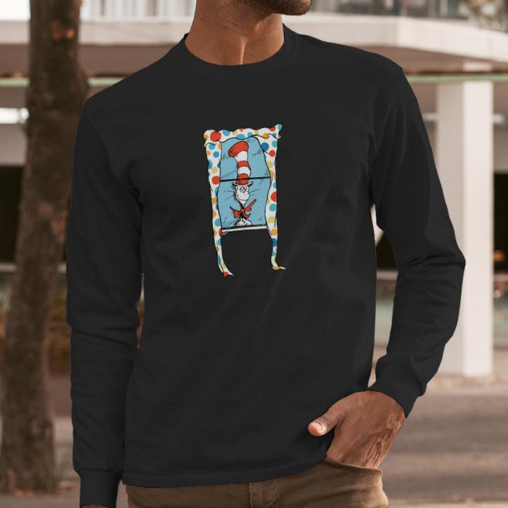 Dr Seuss Window Cat Long Sleeve T-Shirt Gifts for Him