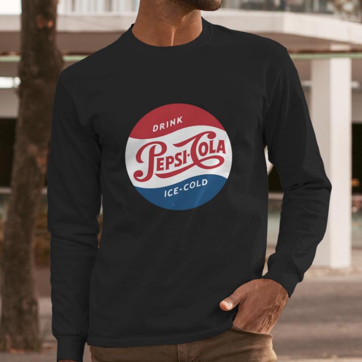 Drink Pepsi Cola Ice Cold Shirt Long Sleeve T-Shirt Gifts for Him