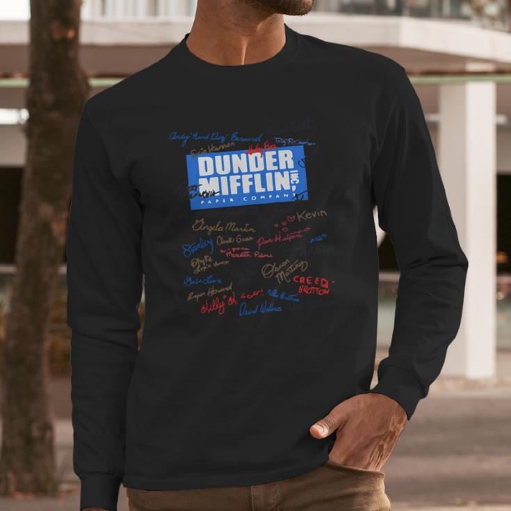 Dunder Mifflin Inc Paper Company Long Sleeve T-Shirt Gifts for Him