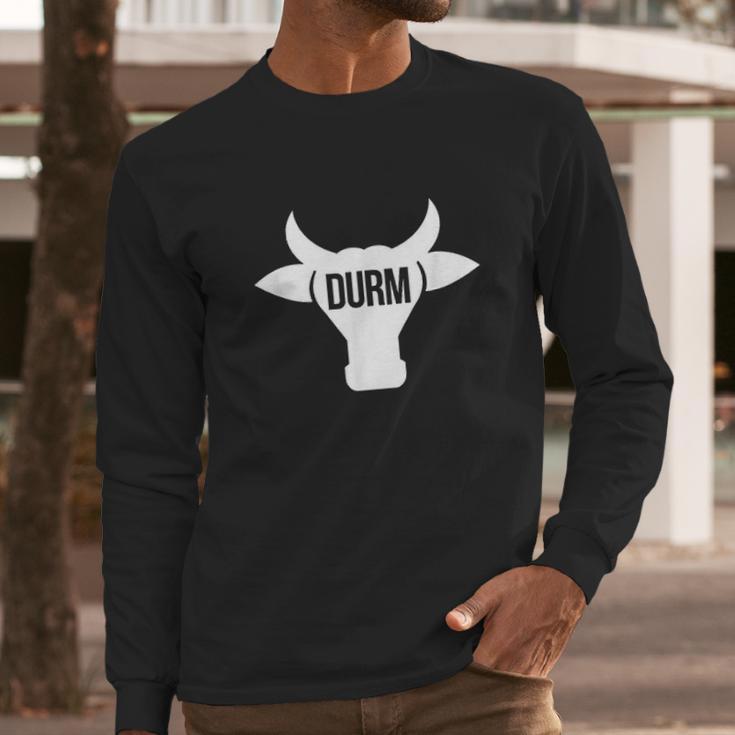 Durm Bull Head Long Sleeve T-Shirt Gifts for Him