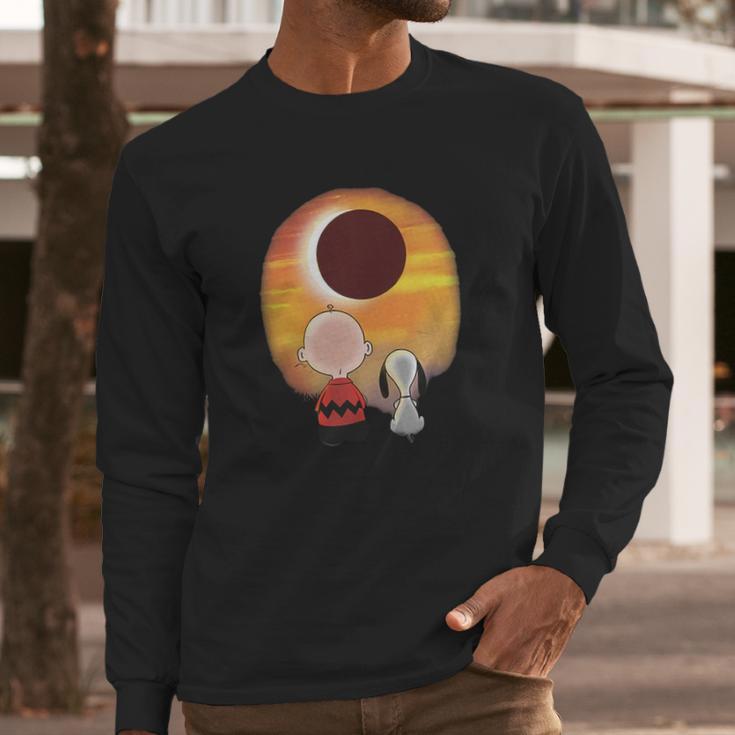 Eclipse Snoopy Long Sleeve T-Shirt Gifts for Him