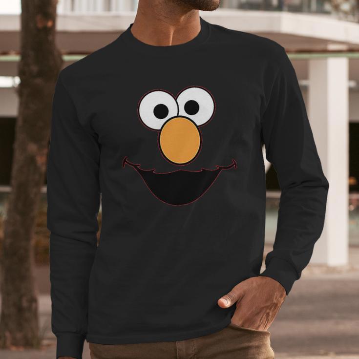 Elmo Face Long Sleeve T-Shirt Gifts for Him