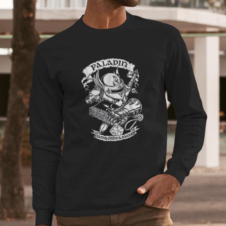 Fantasy Rpg Paladin Long Sleeve T-Shirt Gifts for Him