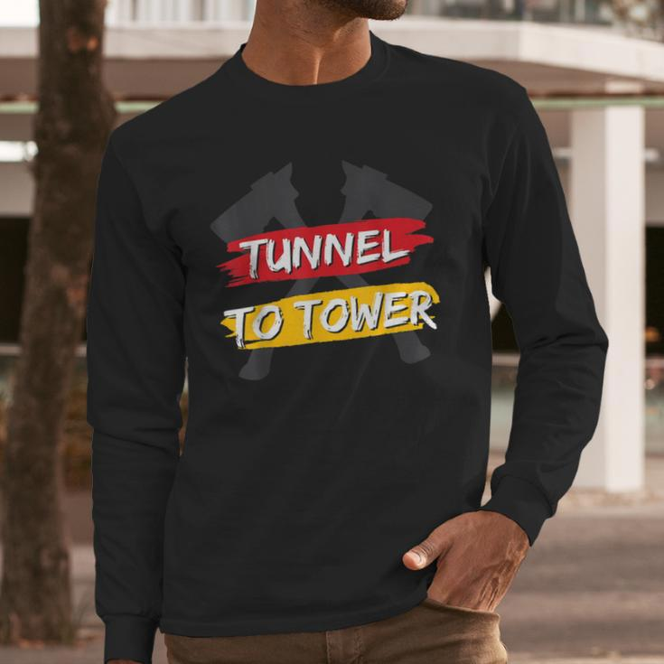 Firefighter Tunnel To Tower Firefighter Long Sleeve T-Shirt Gifts for Him