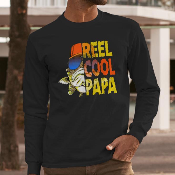 Fishing Real Cool PapaFishing Papa Long Sleeve T-Shirt Gifts for Him