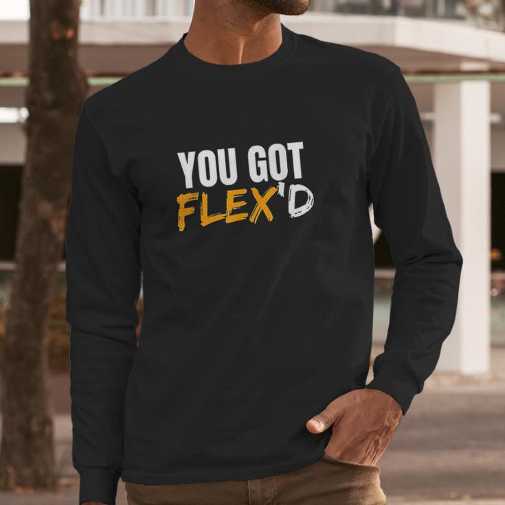 You Got Flexd Package Delivery Driver Flex Swagazon Long Sleeve T-Shirt Gifts for Him