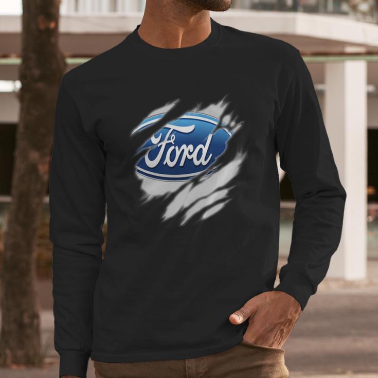 Ford Motor Long Sleeve T-Shirt Gifts for Him