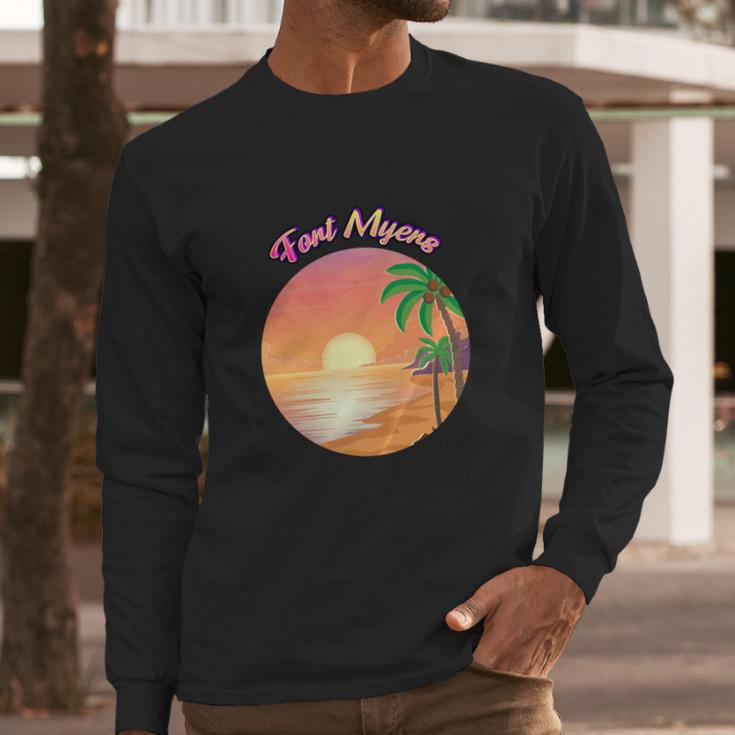 Fort Myers Florida Summer Vacation Souvenir Long Sleeve T-Shirt Gifts for Him