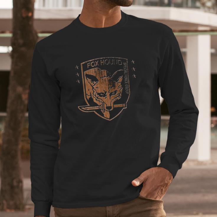 Foxhound Special Forces Group Metal Gear Solid Long Sleeve T-Shirt Gifts for Him