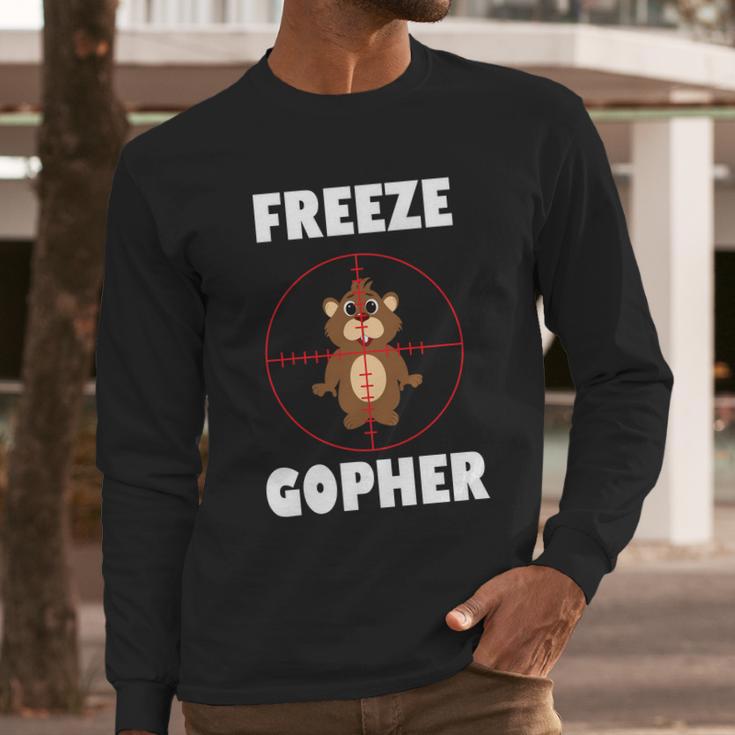 Freeze Gopher Bose-Eye Long Sleeve T-Shirt Gifts for Him